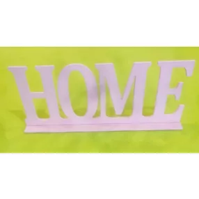 Rózsaszín fa Home talpas 25x10cm  