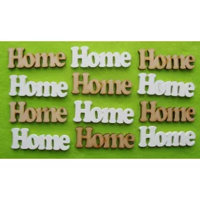   Natúr és fehér fa Home 	12db/csomag	7x2,5cm vastagság 3mm	