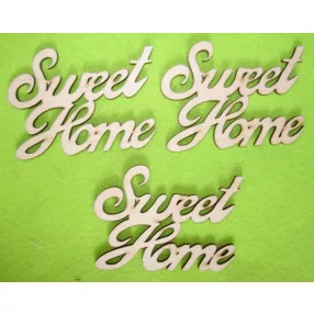 Natúr fa Sweet Home 9,5x7cm 3db/csomag