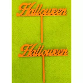 Narancssárga fa Beszúrós Halloween	2 db/csomag	15x11cm 