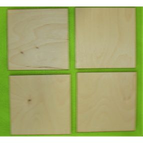 Natúr fa Négyzet tábla	4db/csomag	12,5x12,5cm 