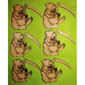 Natúr fa A kaszás 9x7cm   6db/csomag	