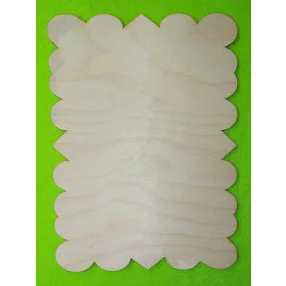 Natúr fa szíves tábla  1db 29,5x21cm 