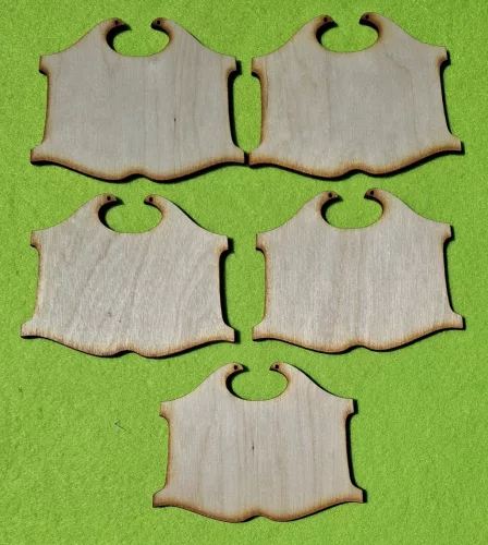 Natúr,nyír rétegelt lemez Country tábla	5db/csomag	10x8cm 