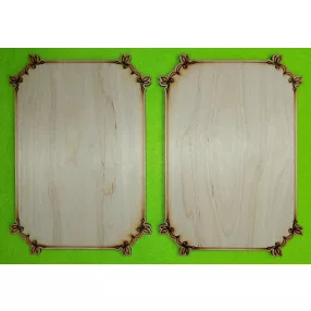 Natúr fa A5 Tábla 	2db/csomag	15x21cm  