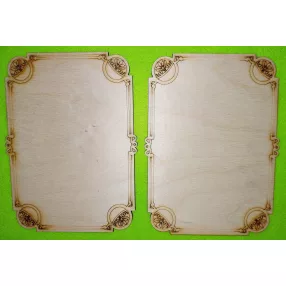 Natúr fa A5 Tábla 	2db/csomag	14,5x19,5cm  