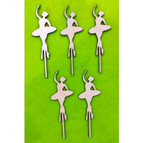 Natúr fa Balerina beszúrós  	5db/csomag	6x18m 