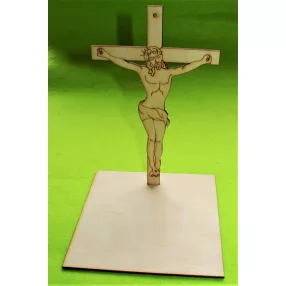   Natúr fa Talpas kereszt Jézus	  1 db	20cmMagasság 15x15cm 