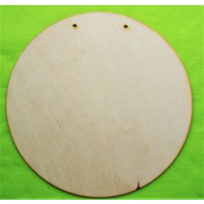 Natúr fa kör lap 2 db lyukkal 	1db 	29,5x29,5 cm