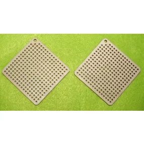 Natúr fa Hímezhető négyzet	2db	5,5x5,5 cm 