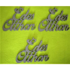 Szürke édes otthon 	9,5x7cm  3db/csomag