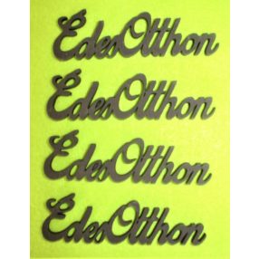  Fekete édes otthon 5db/csomag	10x3cm  