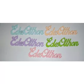 Vegyes színű fa édes otthon	5db/csomag	10x3cm 