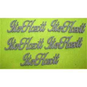  Szürke fa isten hozott 9,5x3cm5db/csomag	 