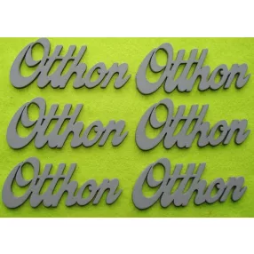 Szürke fa Otthon	6db/csomag	9,5x4cm