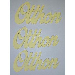  Citromsárga fa Otthon 3db /csomag 15x7cm  