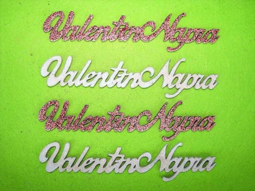 Csillámos fa Valentin napra 4db/csomag 15x3,5cm 