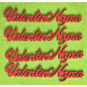  Piros fa Valentin napra	4db/csomag	15x3,5cm 