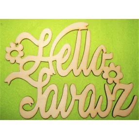 Natúr fa Hello tavasz	1db	14,5x20cm 