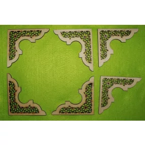 Natúr fa  Sarokdísz	6db/csomag	10x9cm