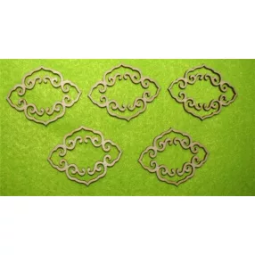 Natúr fa   díszítőív	5db/ csomag	4x5cm 