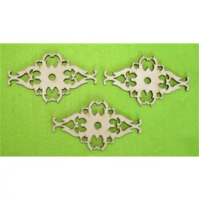 Natúr fa   díszítőív	3db/csomag	8,5x5cm 