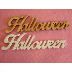 Vegyes színű ,fa Halloween	15x3,8cm 