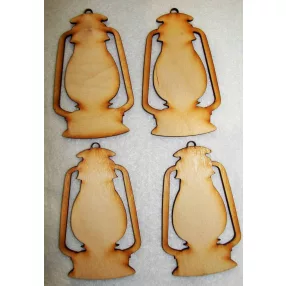 Natúr fa  Lámpás	 10x6cm