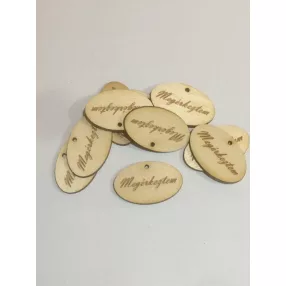 Natúr fa megérkeztem10db/csomag	4x2,5cm