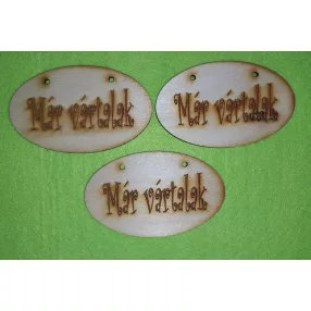 Natúr fa már vártalak	9x5,5cm 3db/csomag