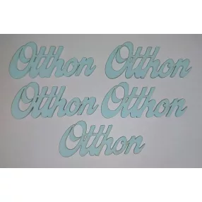  Világoskék fa Otthon 9,5x4cm 5db/csomag	 