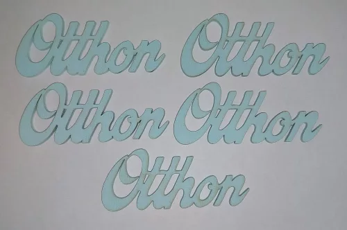  Világoskék fa Otthon 9,5x4cm 5db/csomag	 