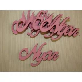 Rózsaszín   fa Nyár  7x4,2cm 5db/csomag	