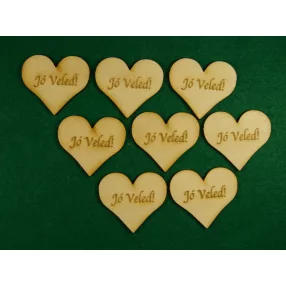 Natúr fa Szív Jó veled!	8db/csomag	4x4,5cm 