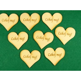 Natúr fa Csókolj meg! 8db/csomag	4x4,5cm  