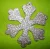 Ezüst csillámos,fa alapú HDF(nem tömörfa)   hókristály	1db	13x15cm 