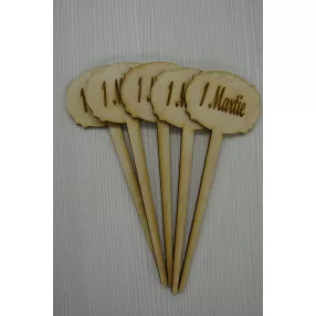 Natúr fa  1 Martie ,Március 1 18x6,5cm 	5db/csomag