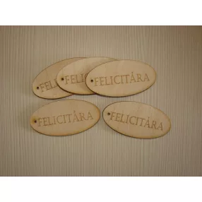 Natúr fa Felicitari 8x4cm  5db/csomag	