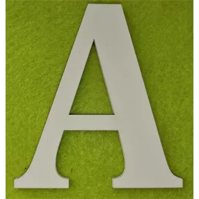  Fehér    fa A  betű 1db magasság 10cm