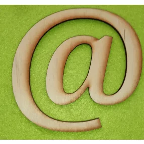  Natúr  fa @  betű 1db magasság 10cm