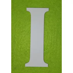 Fehér  fa I  betű 1db magasság 10cm
