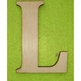  Natúr    fa " L " betű	1db/csomag	10cm 