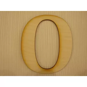  Natúr  fa O  betű 1db magasság 10cm
