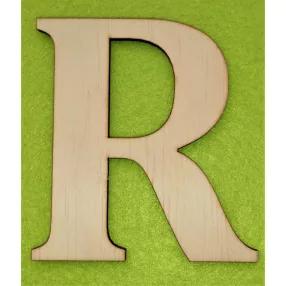  Natúr   fa R  betű 1db magasság 10cm