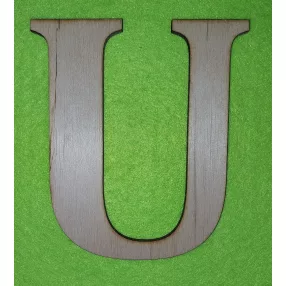 Natúr  fa 10cm U  betű