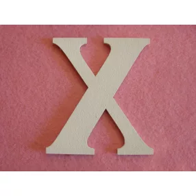  Fehér    fa X  betű 1db magasság 10cm