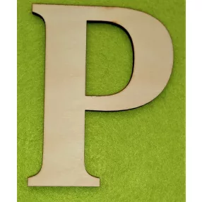 Natúr fa betük  P	1db	10cm 