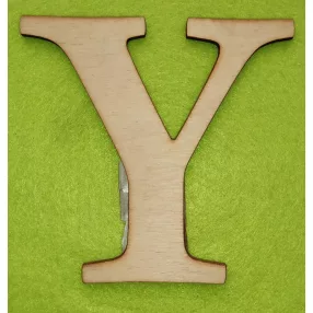 Natúr fa 10cm   Y betű	1db/csomag	10cm 