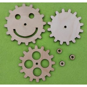 Natúr fa Fogaskerék szett	 1szett/csomag	Átmérő 7 cm 