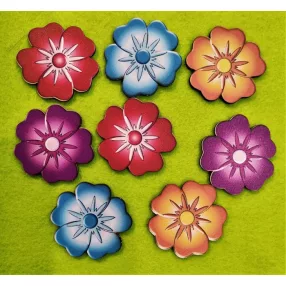 Nyomtatott fa virágok